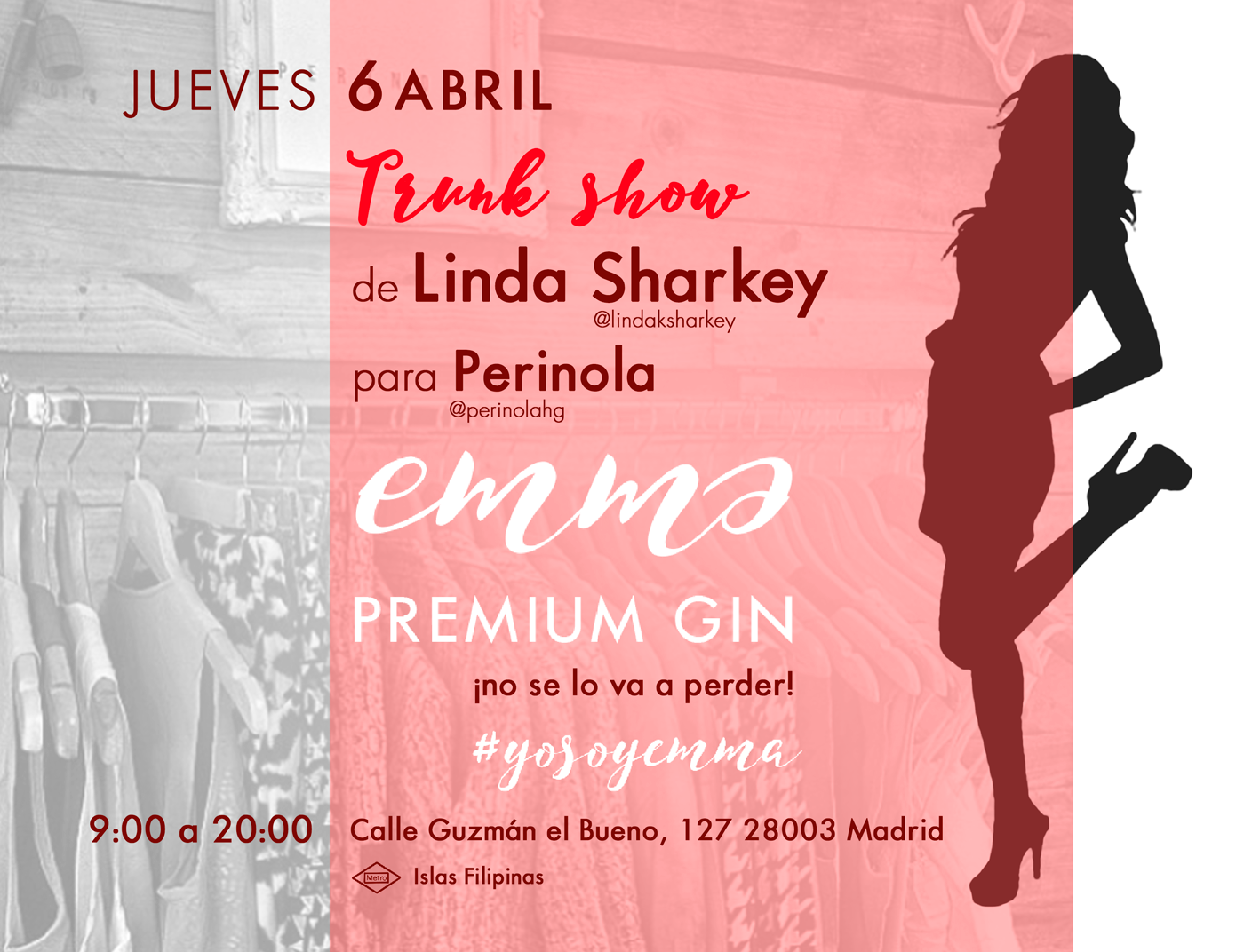El jueves estaré en el evento de Linda Sharkey en Madrid